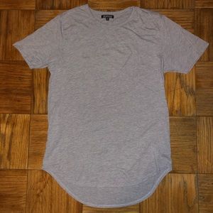 Elwood gray scoop hem T-shirt